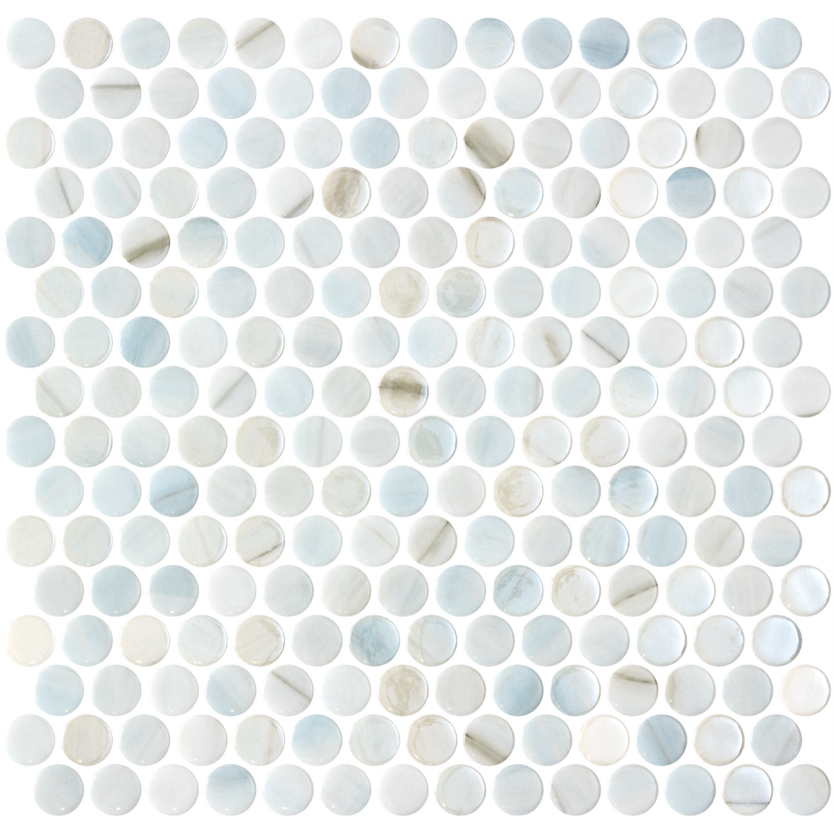 Penny Vanguard Zhoe Glass Structured Gloss Mosaic