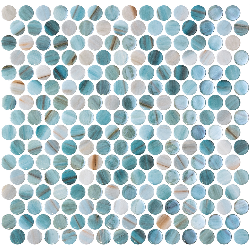 Penny Vanguard Zaira Glass Structured Gloss Mosaic