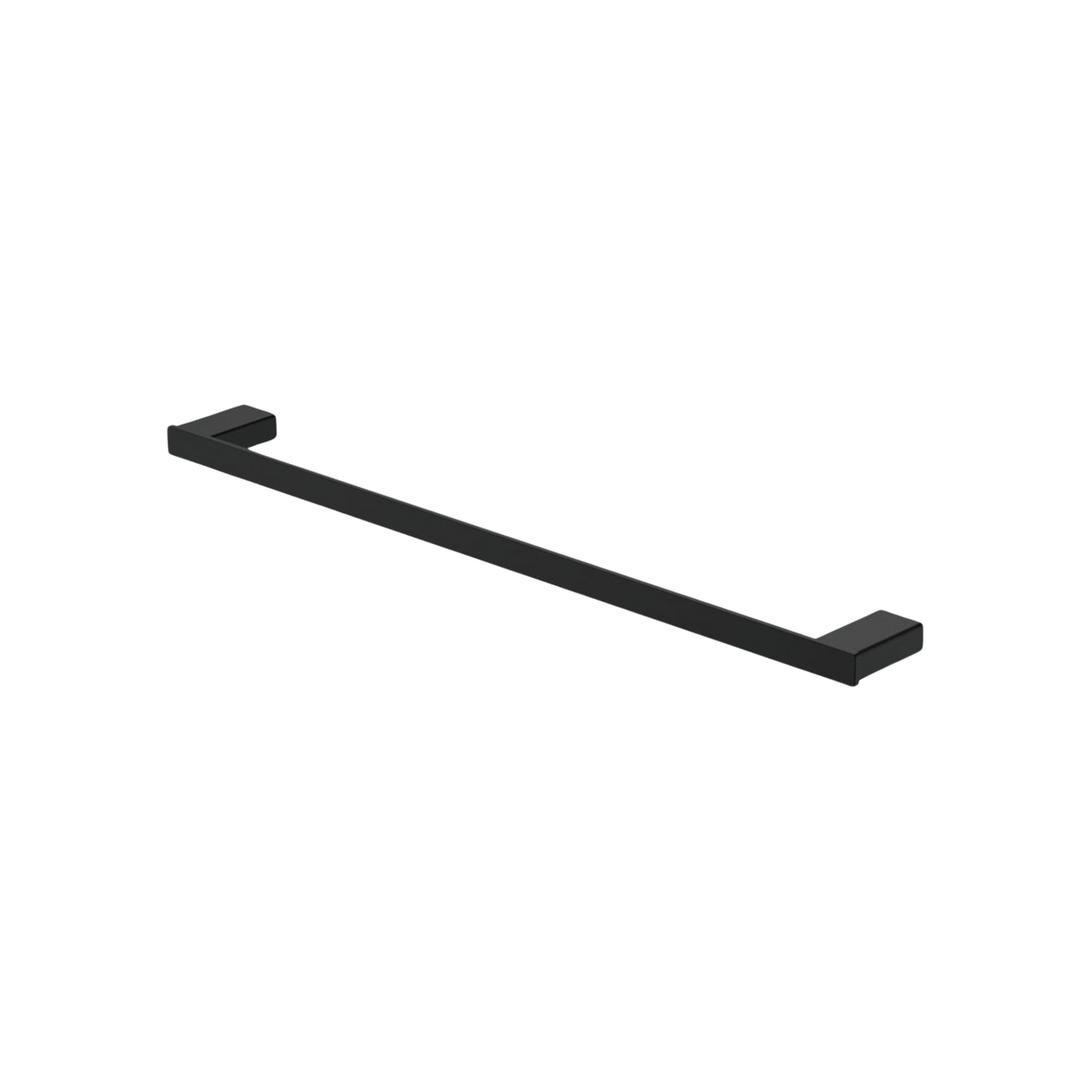 Single Towel Rail 610 Matte Black