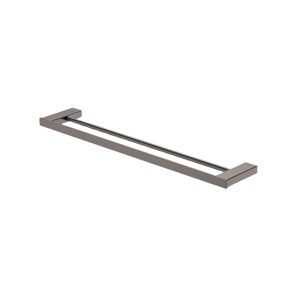 Double Towel Rail 610 Gun Metal