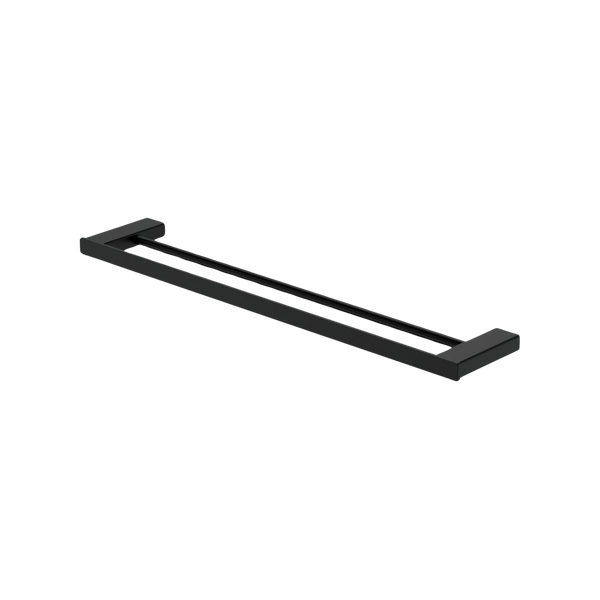 Double Towel Rail 610 Matte Black