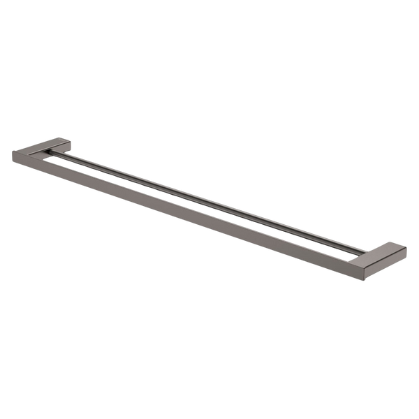 810 Double Towel Rail Gun Metal