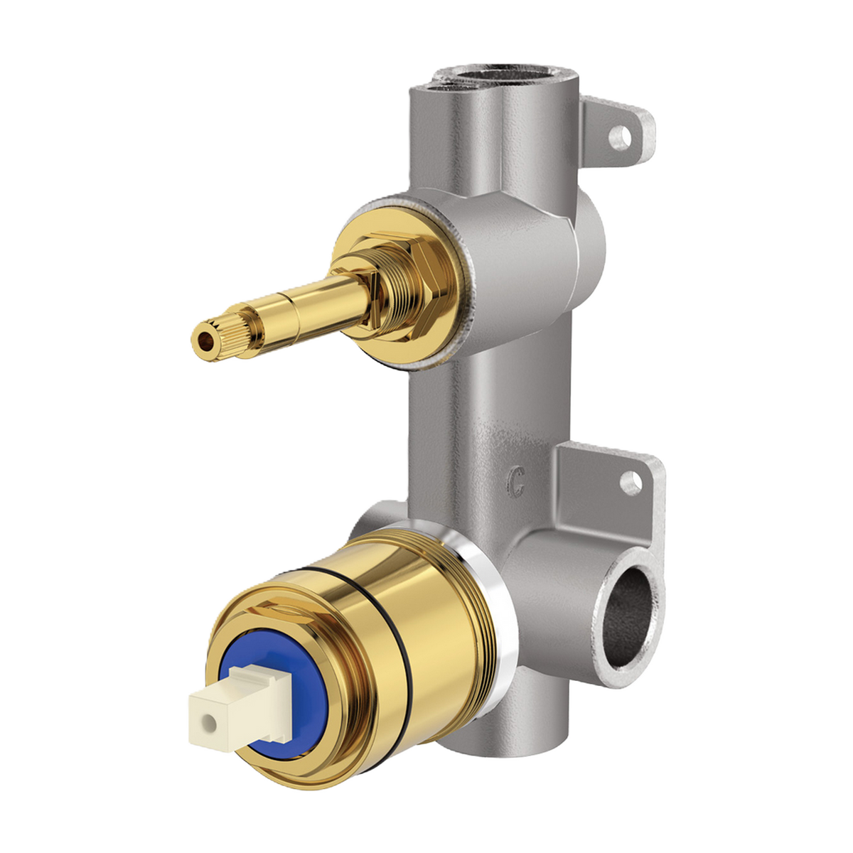 In Wall Diverter Mixer Vertical Body