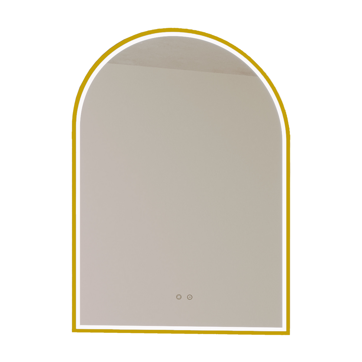 Mirror LED Nordic Gold 500x900
