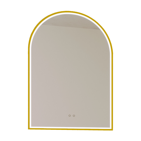 Mirror LED Nordic Gold 500x900