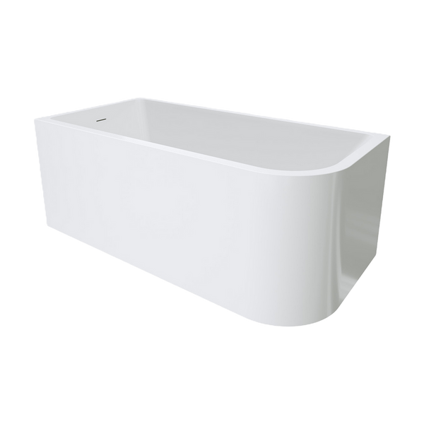 Corner Right Acrylic Bath 1500 Gloss White