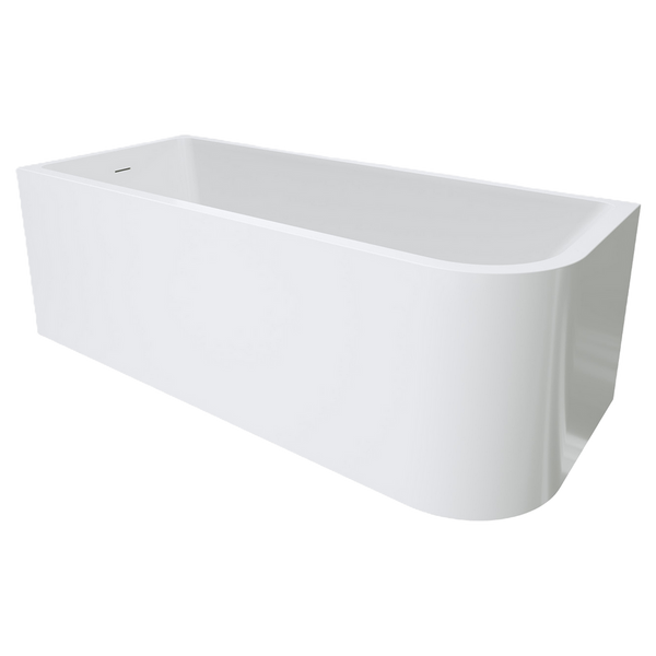 Corner Right Acrylic Bath 1700 Gloss White