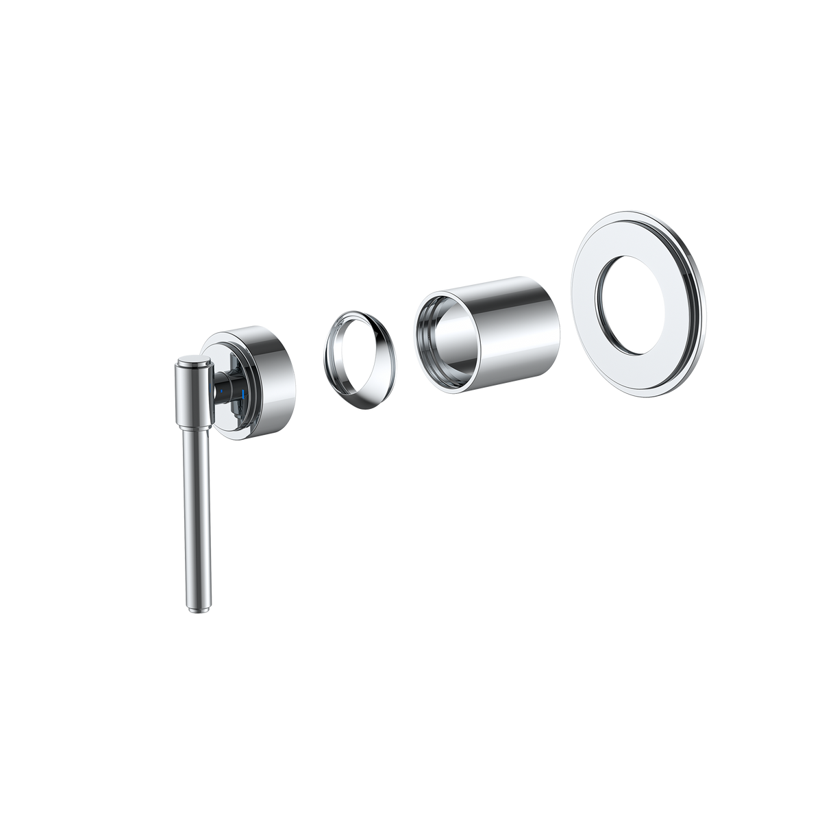Shower Mixer Trim Kit Chrome