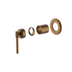Shower Mixer Trim Kit Brushed Copper