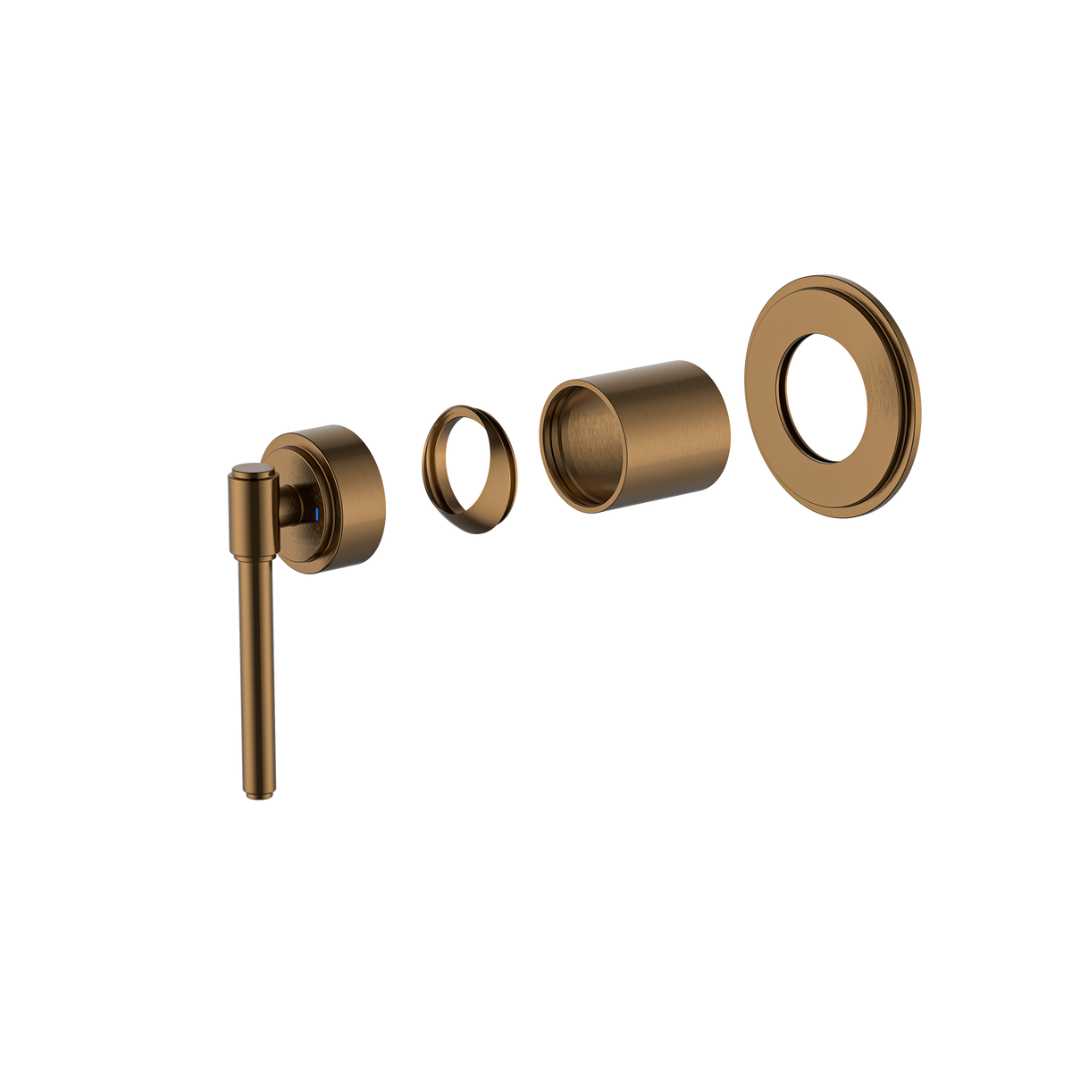Shower Mixer Trim Kit Brushed Copper