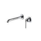 Wall Basin Mixer Set Trim Kit Chrome