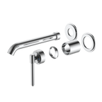 Wall Basin Mixer Set Trim Kit Chrome