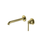 Wall Basin Mixer Set Trim Kit Brushed Gold