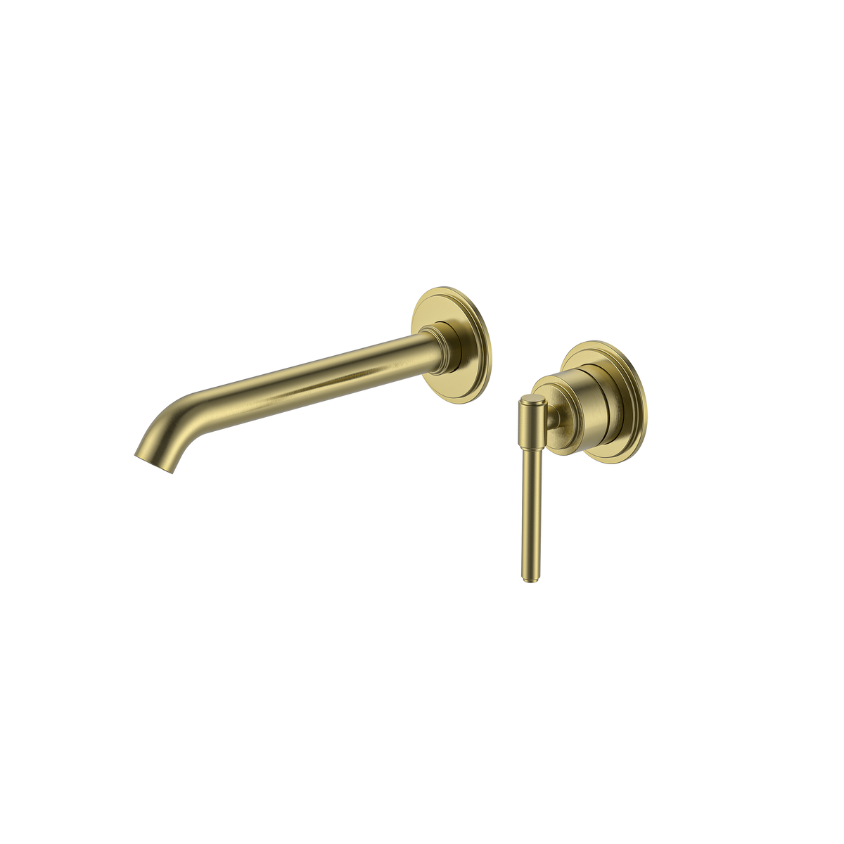 Wall Basin Mixer Set Trim Kit Brushed Gold