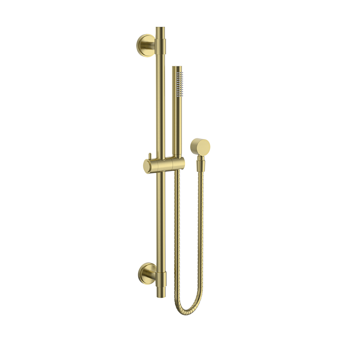Sliding Rail Shower Brushed Gold