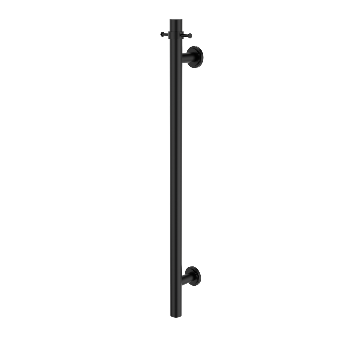 Vertical Heated Towel Rail Matte Black