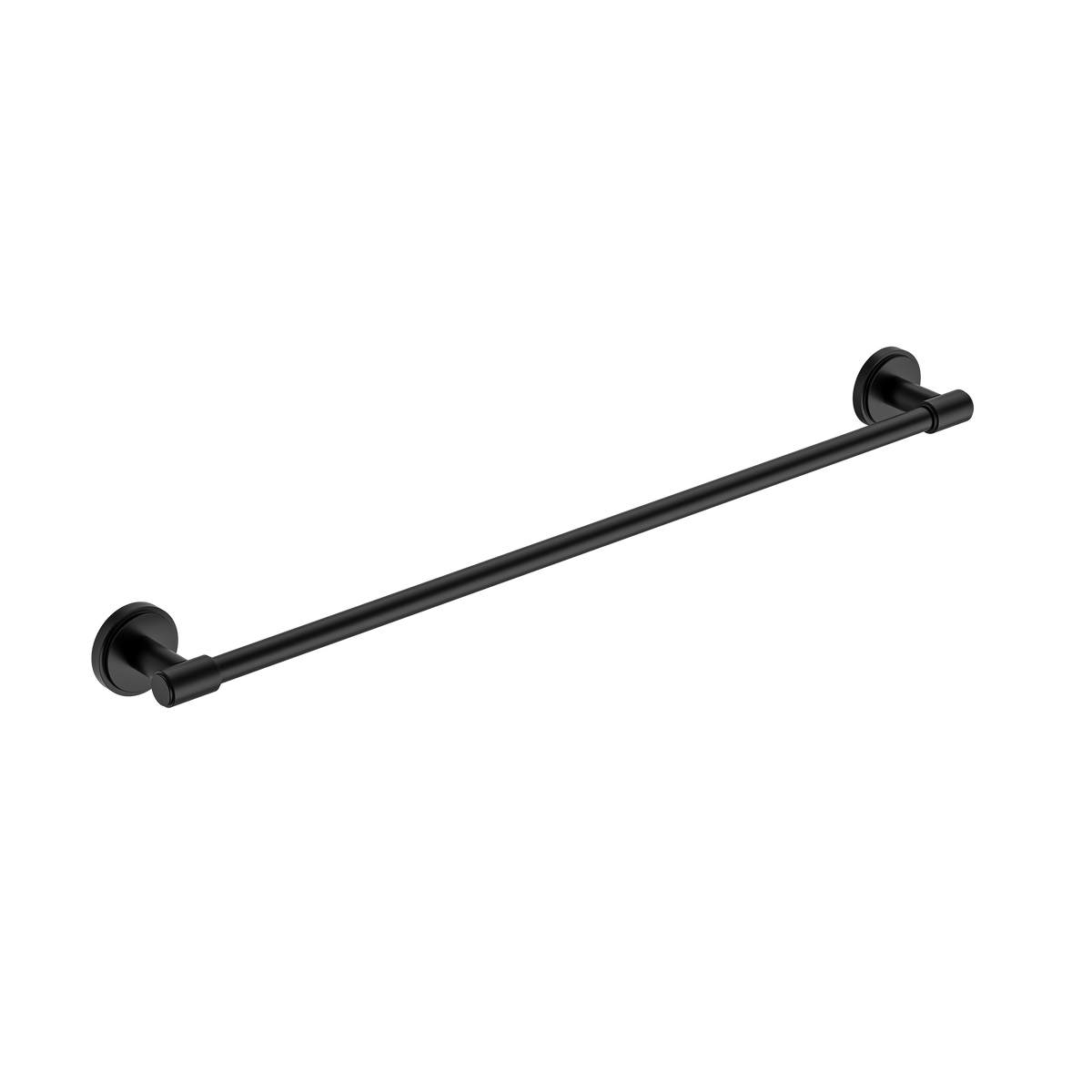 Single Towel Rail 600 Matte Black