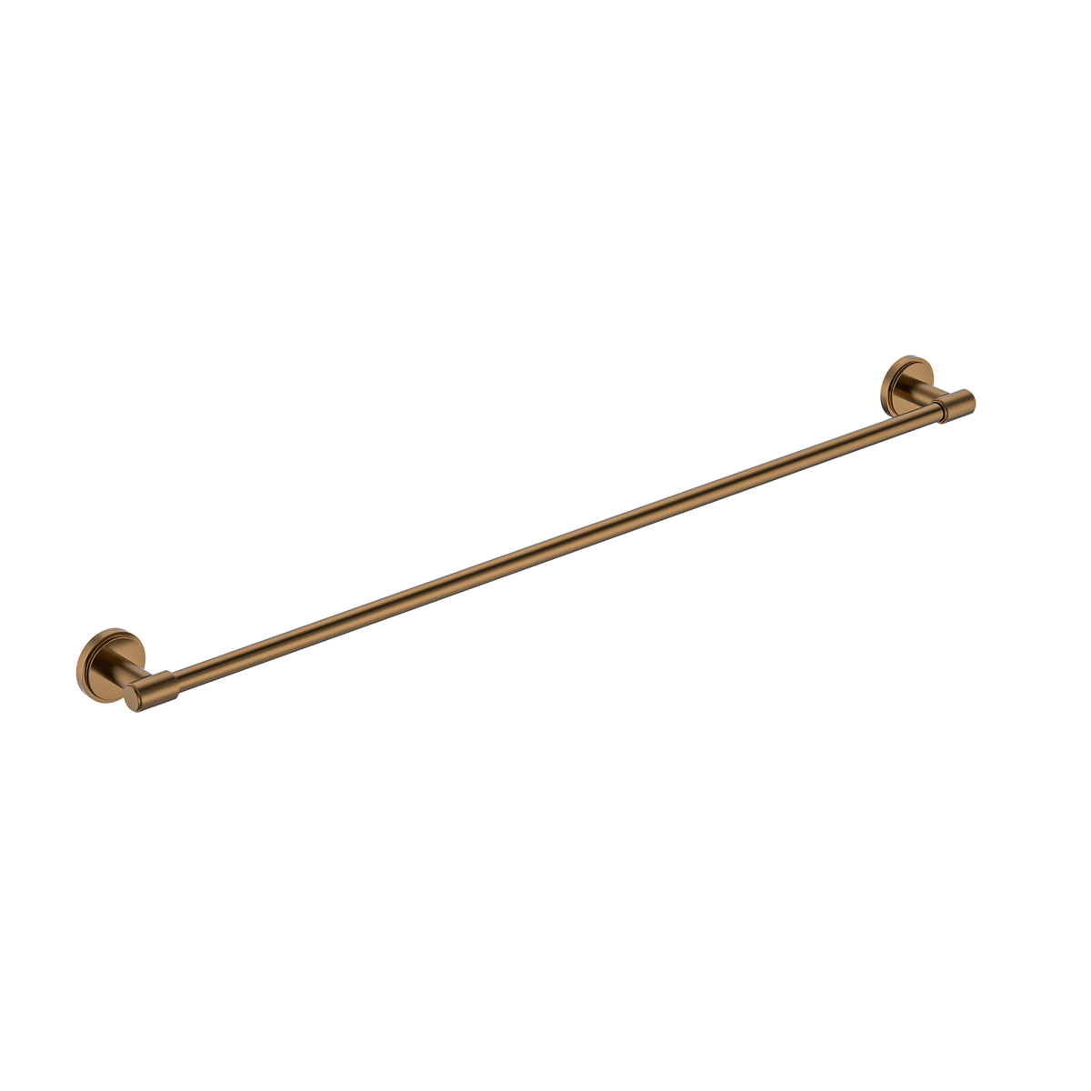 Single Towel Rail 800 Brushed Copper