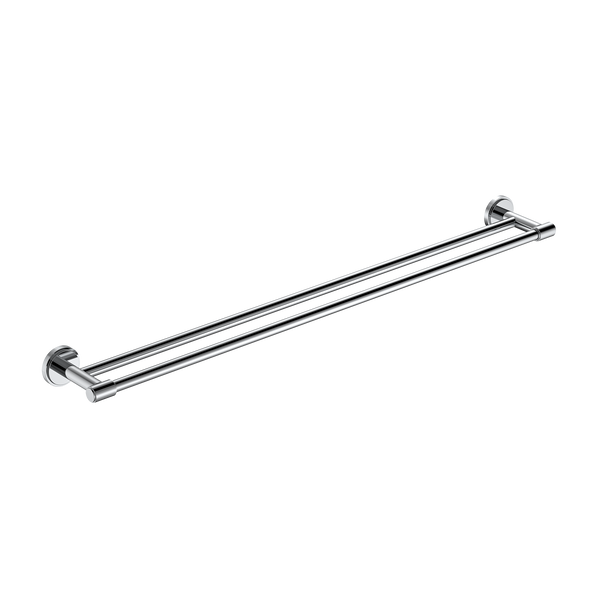 Double Towel Rail 800 Chrome