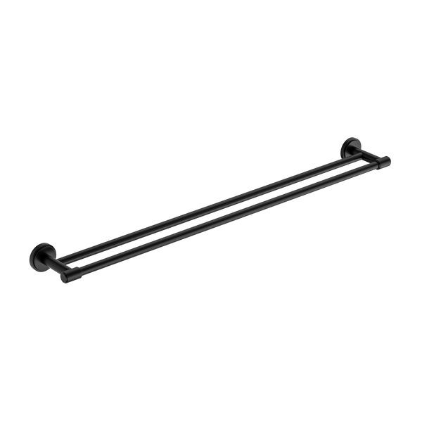 Double Towel Rail 800 Matte Black