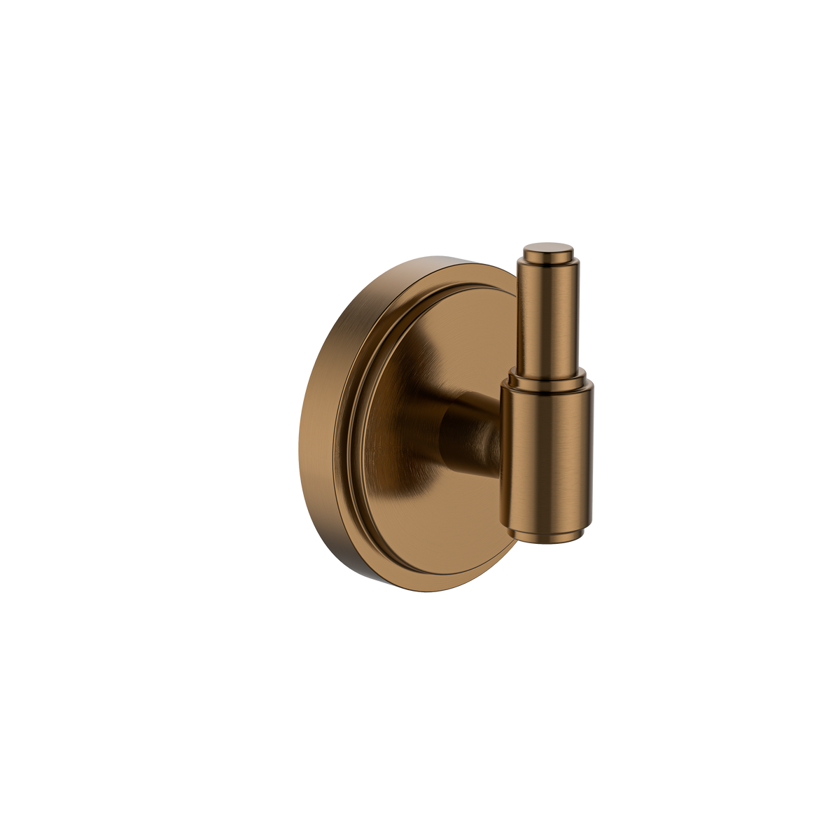 Single Robe Hook Brushed Copper
