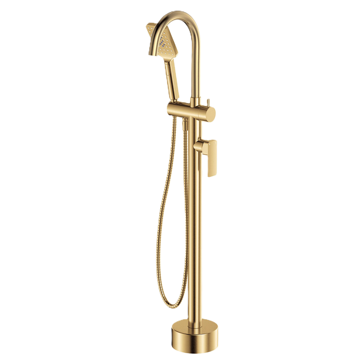 Floor Mounted Bath Mixer with Hand Shower Urban Brass