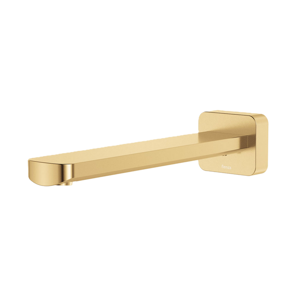 Wall Basin/Bath Outlet 220mm Urban Brass