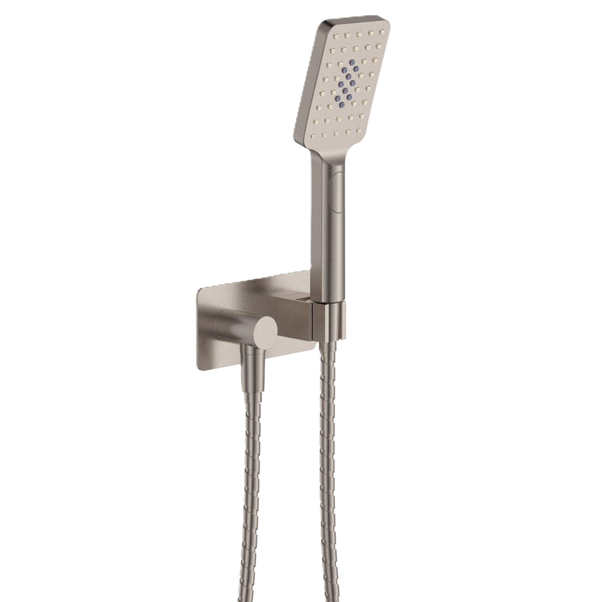Hand Shower Soft Square Plate Brushed Nickel