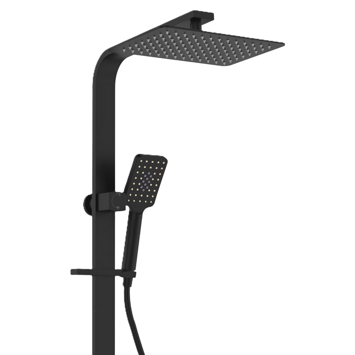 Deluxe Twin Shower Matte Black