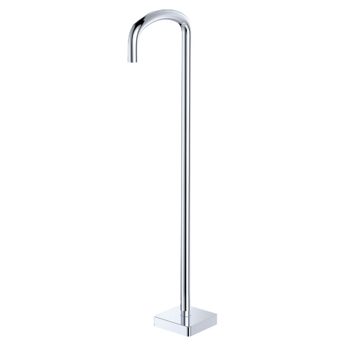 Freestanding Floor Mounted Bath Outlet Chrome