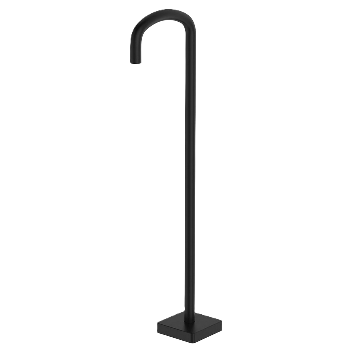Freestanding Floor Mounted Bath Outlet Matte Black