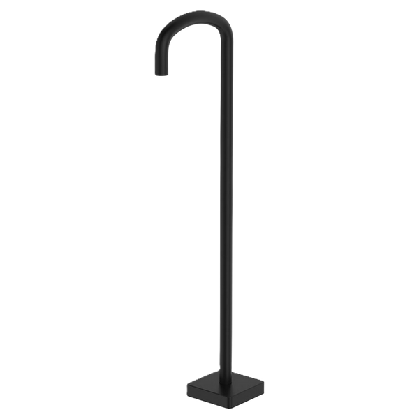 Freestanding Floor Mounted Bath Outlet Matte Black