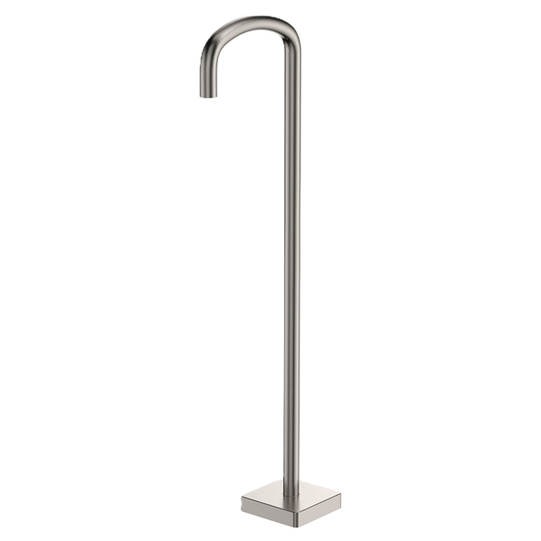 Freestanding Floor Mounted Bath Outlet Brushed Nickel
