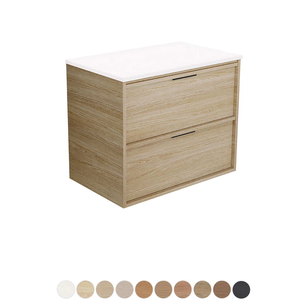 Wall Hung Vanity 750 Single Bowl Stone or Soild Surface Top