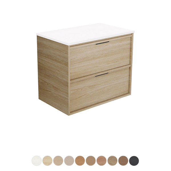 Wall Hung Vanity 750 Single Bowl Stone or Soild Surface Top