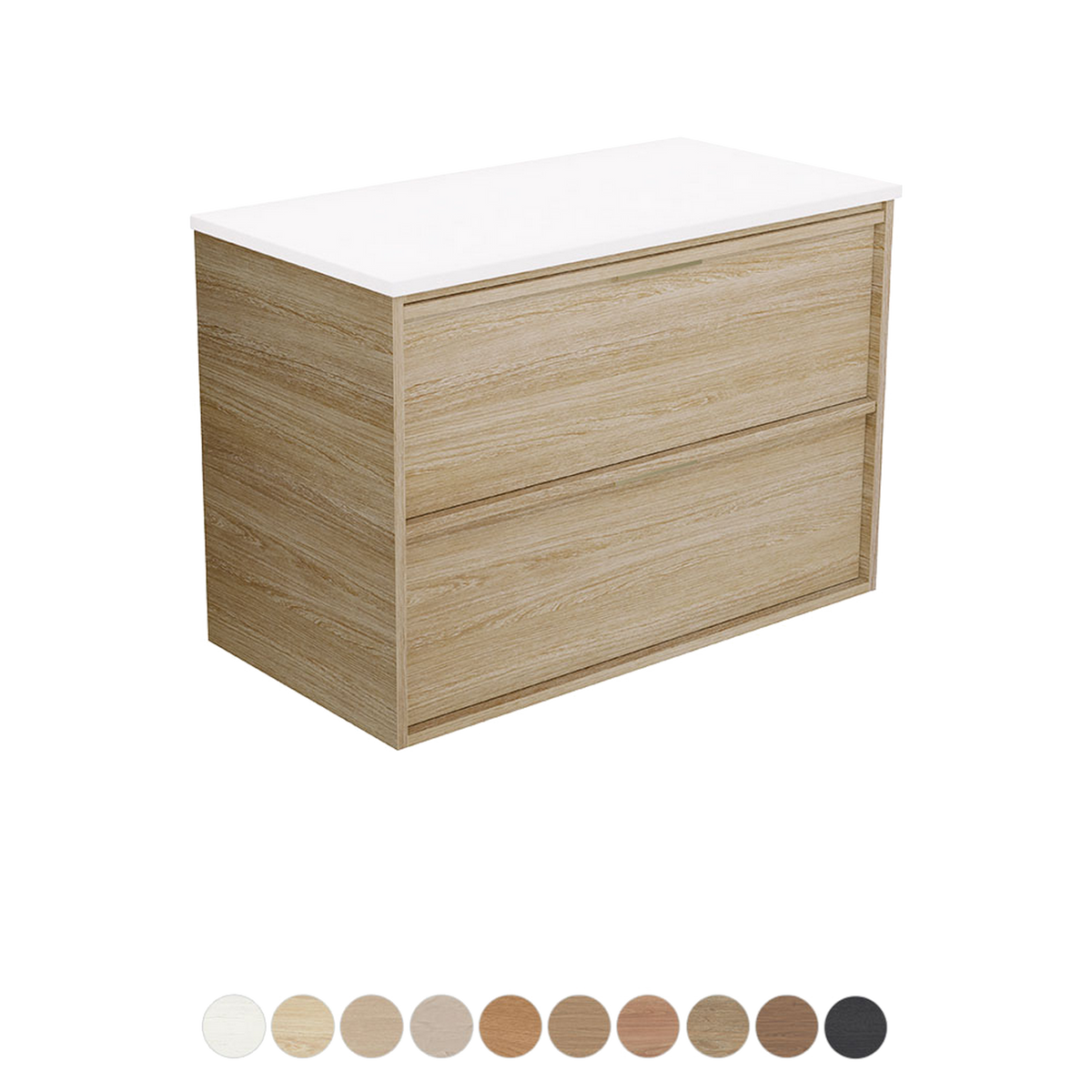 Wall Hung Vanity 900 Single Bowl Stone or Soild Surface Top