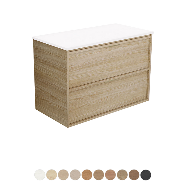 Wall Hung Vanity 900 Single Bowl Stone or Soild Surface Top