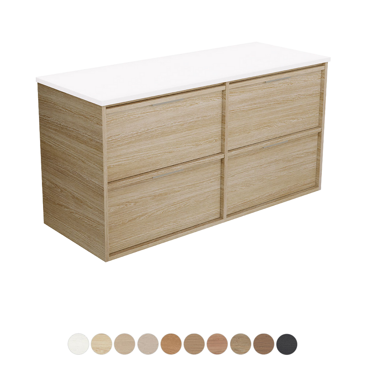Wall Hung Vanity 1200 Single Bowl Stone or Soild Surface Top