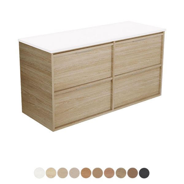 Wall Hung Vanity 1200 Single Bowl Stone or Soild Surface Top