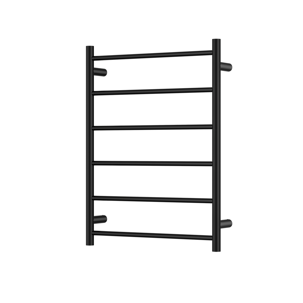 6 Bar Heated Towel Rail Matt Black