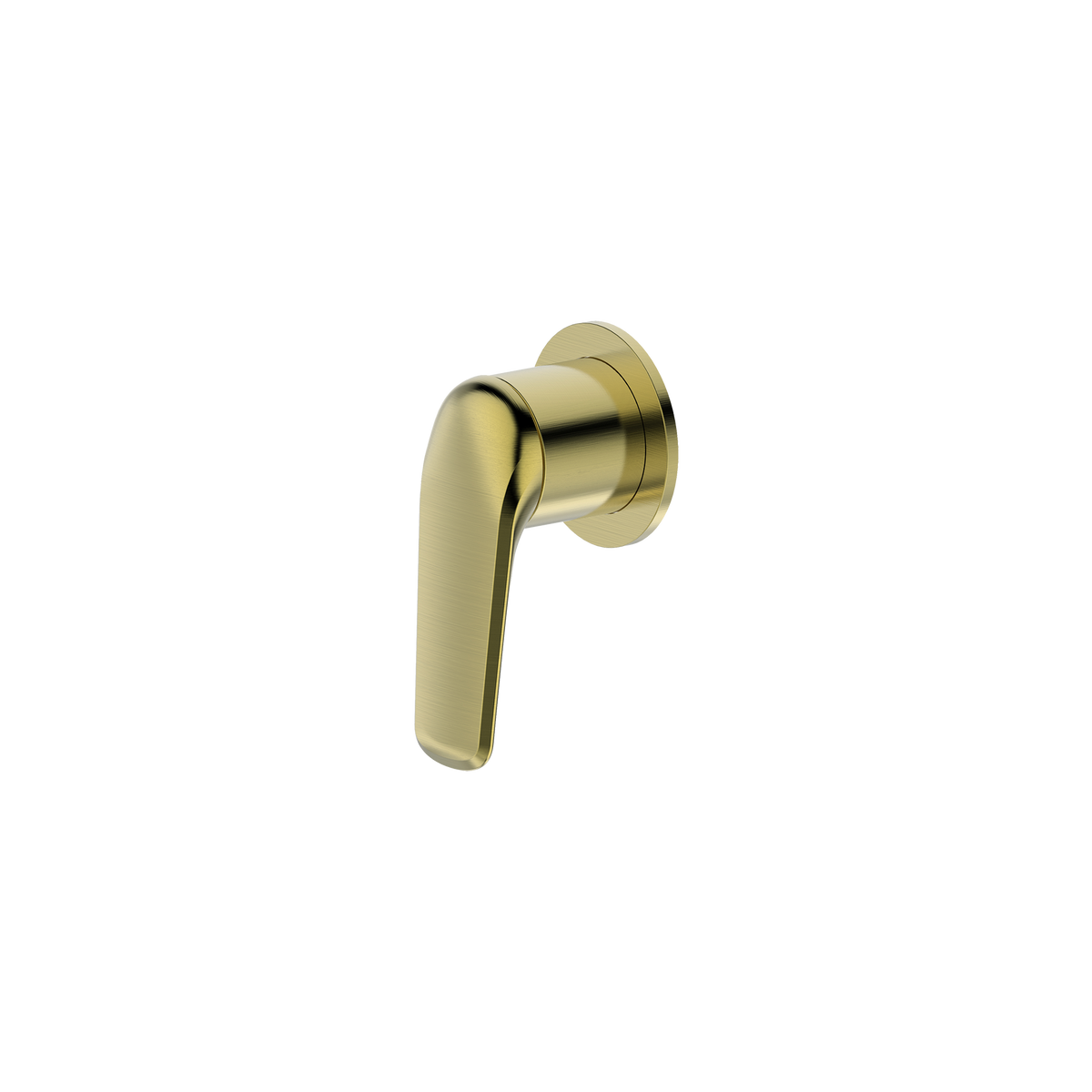 Wall/Shower Mixer Round Trim Kit Brushed Gold