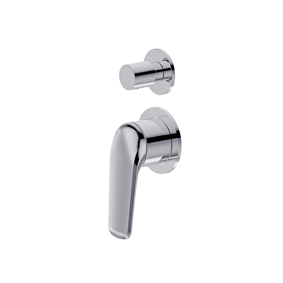 Wall/Shower Diverter Mixer Round Trim Kit Chrome