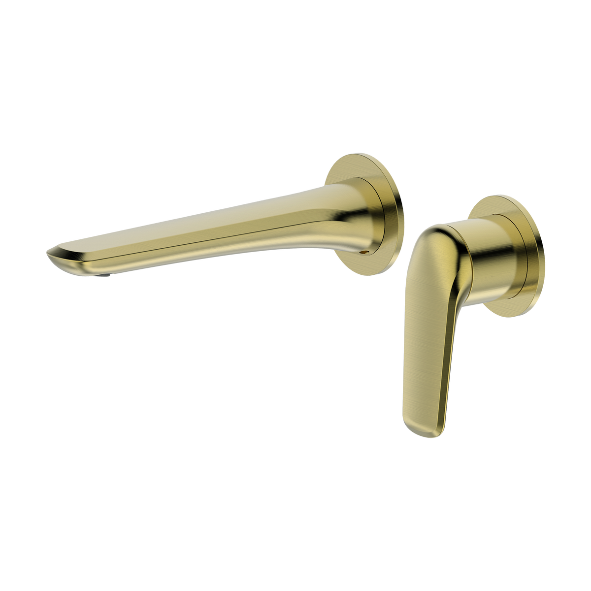 Wall Basin Set Round Trim Kit Brushed Gold