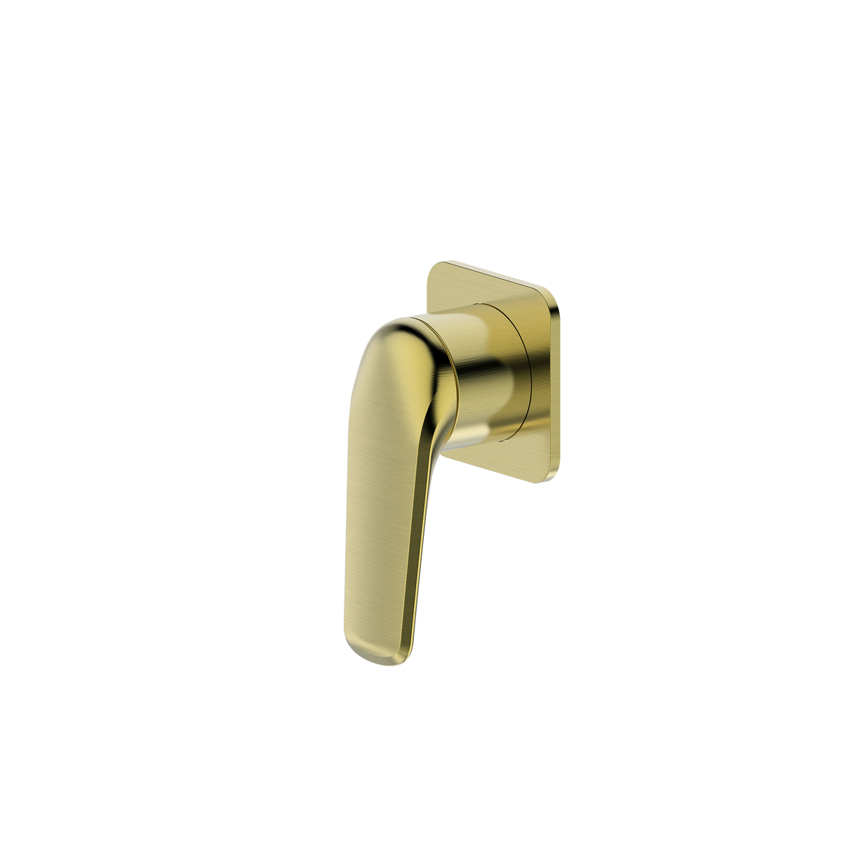 Wall/Shower Mixer Square Trim Kit Brushed Gold