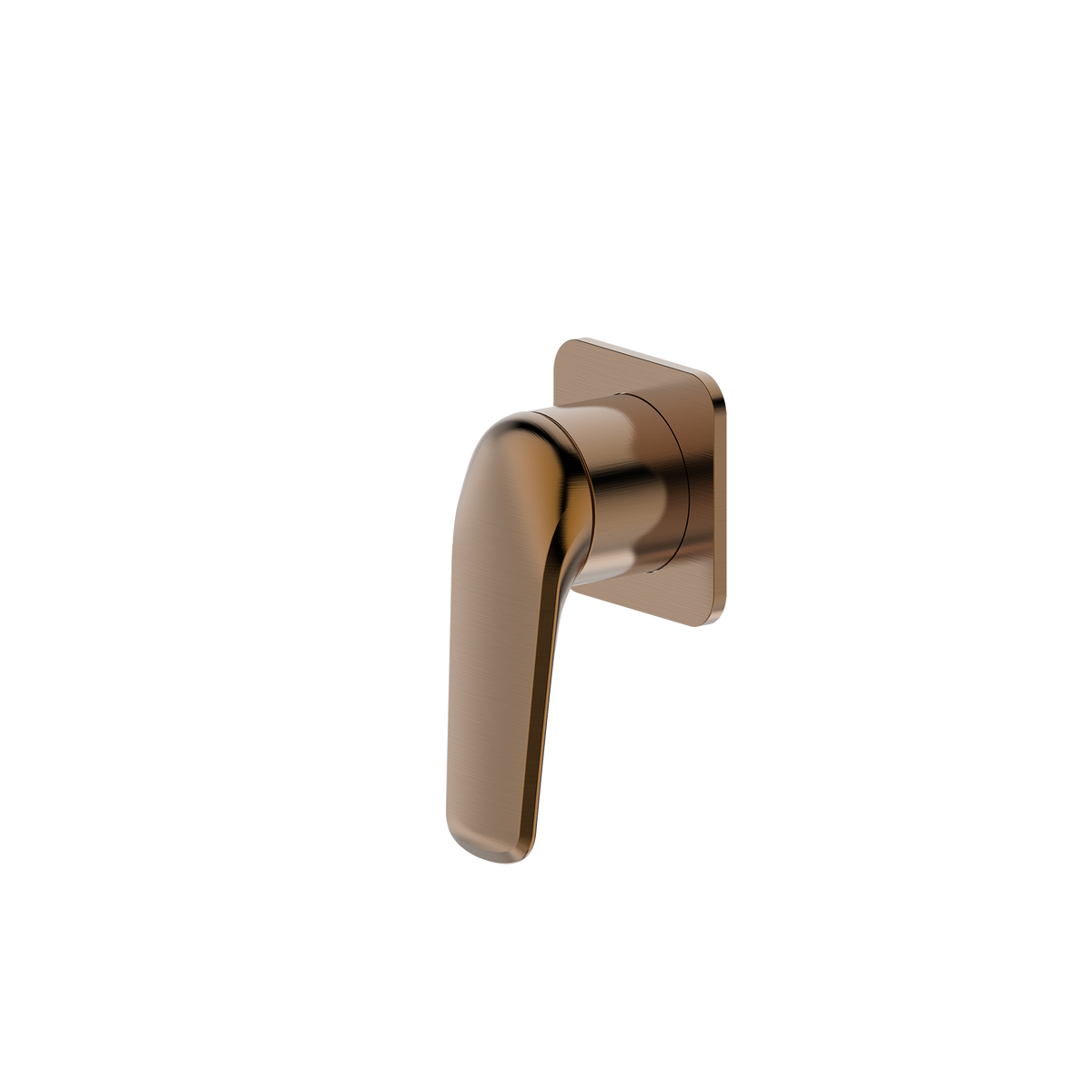 Wall/Shower Mixer Square Trim Kit Brushed Copper