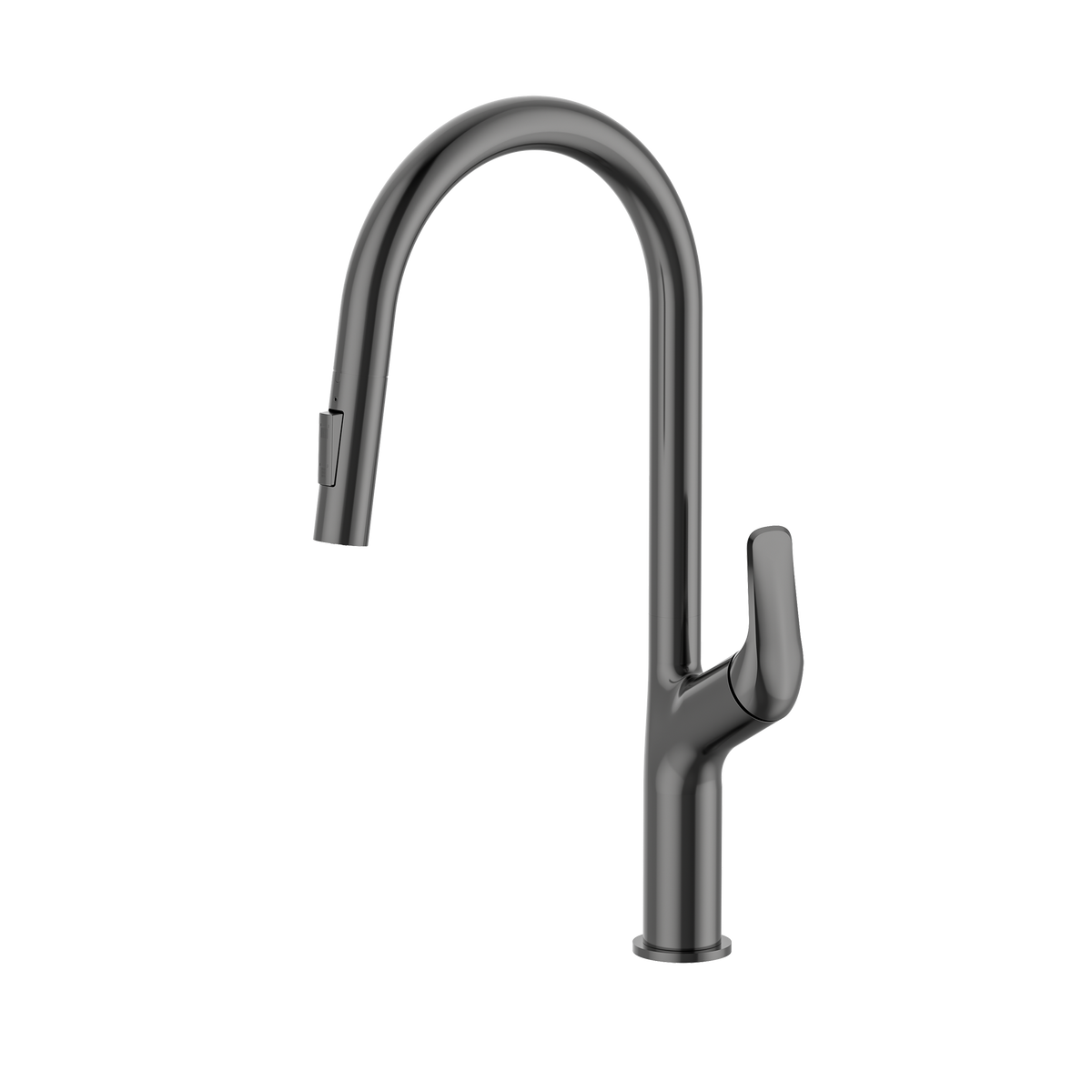 Pull out Sink Mixer Brushed Gun Metal