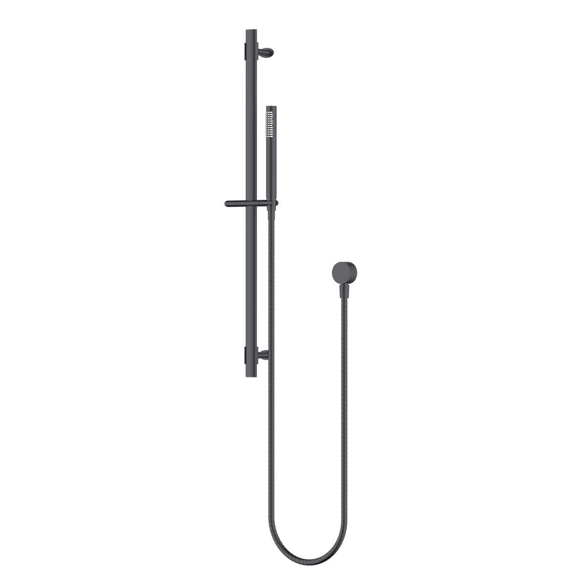 Rail Shower Brushed Gun Metal