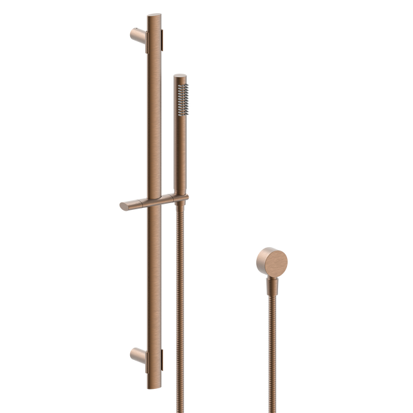 Rail Shower Brushed Copper