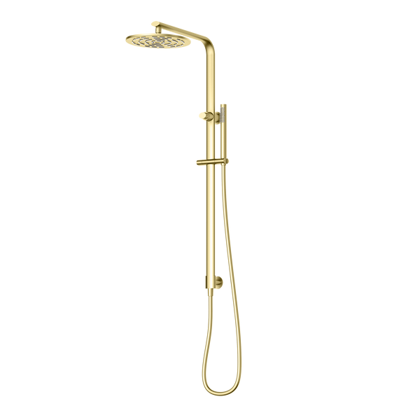 Twin Shower Brushed Gold