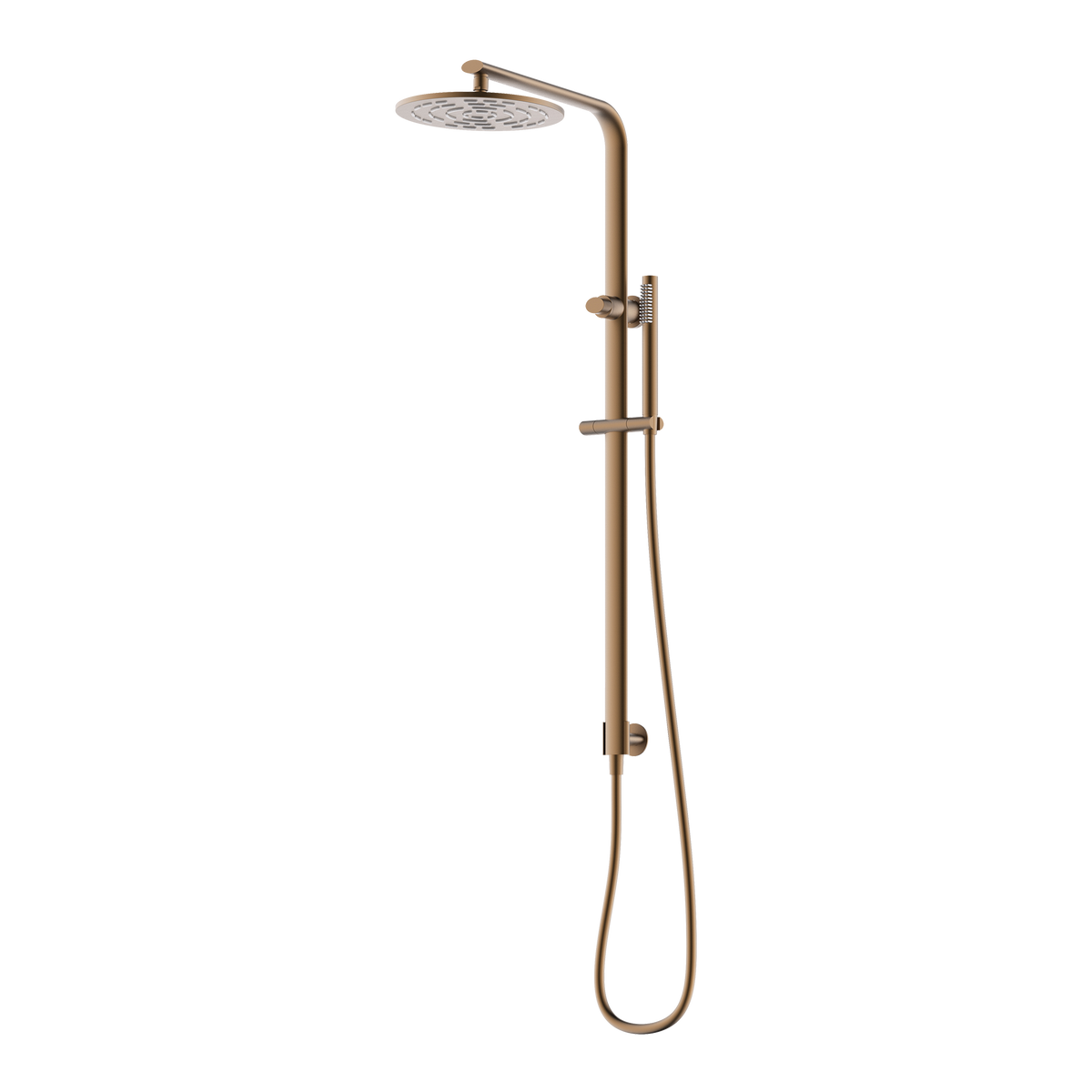 Twin Shower Brushed Copper